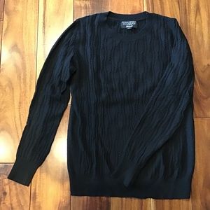 BANANA REPUBLIC Filpucci Wool Cashmere Blend Cable Knit Crew Neck Sweater